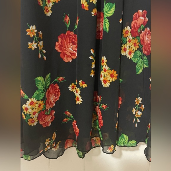 LuLaRoe Floral Print Maxi Skirt - Picture 9 of 13